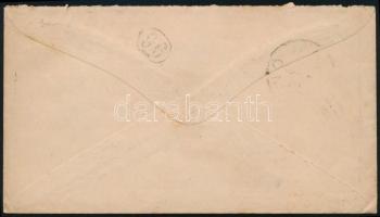 1897 Díjkiegészített díjjegyes boríték Olaszországba / PS-cover with additional franking to Italy