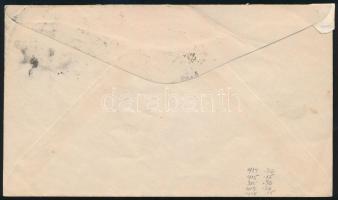 1930 Levél 5 bélyeges bérmentesítéssel az Egyesült Államokba / Cover to the USA