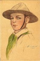 Magyar cserkész művészlap. Kiadja a Magyar Cserkészszövetség Nagytábortanácsa / Hungarian boy scout ...