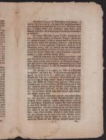 1749 Bécs, Mária Terézia rendelete német nyelven katonai témában, 8p