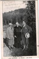 1938 Cisovice, pozdrav z Jubil. Zotavovny, JUDr. Sklenár, Dr. Cihák, Jos. Smíd / anniversary postcar...