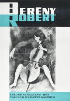 1963 Berény Róbert emlékkiállítás, Magyar Nemzeti Galéria, plakát, papír, Egyetemi Nyomda, kisebb ha...
