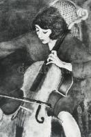 1963 Berény Róbert emlékkiállítás, Magyar Nemzeti Galéria, plakát, papír, Egyetemi Nyomda, kisebb ha...