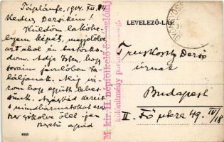 1914 Táplánfa (Táplánszentkereszt), Római katolikus templom, Vecsera kastély + "M. kir. II. nép...