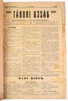1914-1915 Tábori Ujság 78 db egybekötött száma, Przemyśl, 1914. okt. 15. - 1915. márc. 14., benne az...