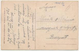 1935 Zákány, Gróf Zichy Ödön kastélya. Vasúti levelezőlapárusítás 4386. (r)