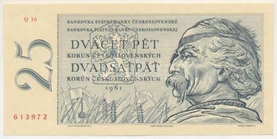 Csehszlovákia 1961 (1962). 25K "Q 16 613972", három lyukkal perforált minta T:UNC
Czechos...