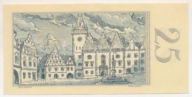 Csehszlovákia 1961 (1962). 25K "Q 16 613972", három lyukkal perforált minta T:UNC
Czechos...