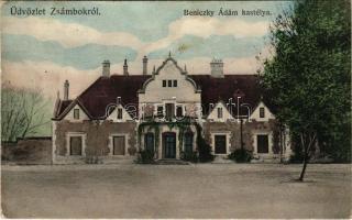 Zsámbok, Beniczky Ádám kastélya. Salgó Rezső kiadása (EK)