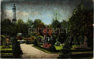 1914 Budapest XII. Vöröskereszt szanatórium park részlete. Győri út 17. (fl)