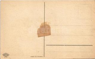 'Most légy harapós', Kaszás Jámbor stílusú humoros képeslap / wife humour (ragasztónyom / ...