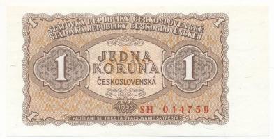Csehszlovákia 1953. 1K "SH 014759" T:UNC
Czechoslovakia 1953. 1 Koruna "SH 014759&qu...