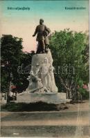 1918 Sátoraljaújhely, Kossuth szobor (fa)