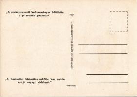 'Nyugodtan üdülhet, ha biztosította otthonát!' Képzőművészeti Alap / Hungarian insurance a...