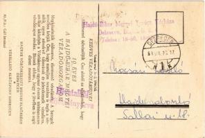 1963 Köszönet és hála minden véradónak! Gáll Istvánné kiadó / Hungarian blood donation propaganda, m...