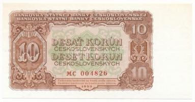 Csehszlovákia 1953. 10K "MC 004826" T:UNC
Czechoslovakia 1953. 10 Korun "MC 004826&q...