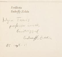 Theodor W. Adorno: Wagner. Ford.: Endreffy Zoltán. A fordító, Endreffy Zoltán (1944-2005) filozófus,...