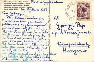 1958 Slovenska narodna nosnja: Kamnik / szlovén népviselet / Slovenian folklore s: Milan Vukic (EB)