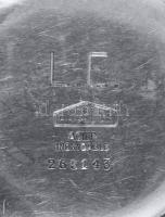 cca 1940-1945 Magyar királyi Légierő pilótaóra. Angelus kronográfos karóra, másodpercmutatós, fekete...