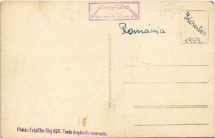 Kolozsvár, Cluj; Városháza, Perry Ford, Aneta Oltean üzlete, menetjegyiroda / Primaria / town hall, ...