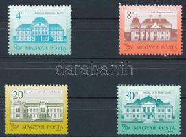 1986-1987 Kastélyok 4 db bélyeg I. D változatban / 4 stamps with type I D
