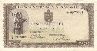 Románia 1920. 1L + 1940. 500L + 1943. 5000L T:II+,II,II-