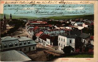1915 Zólyom, Zvolen; látkép. Zólyom és Vidék könyvnyomda kiadása / general view (EK)