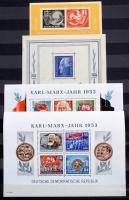 NDK komplett gyűjtemény 4 db berakóban és 1 db előnyomott albumban / GDR complete collection in 4 st...