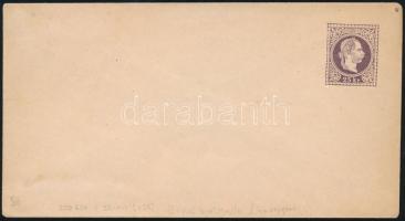 1867 25kr díjjegyes boríték, használatlan / Unused PS-cover