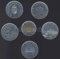 2002-2007. 50Ft (5x)mind más motívummal + 100Ft "Kossuth" T:2+,2 ph.