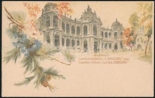 1896 Millenniumi díjjegyes levelezőlap (Ezredéves országos kiállítás) / 5kr millennial PS-card