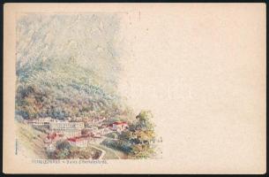 1896 Millenniumi díjjegyes levelezőlap (Herkulesfürdő) / 5kr millennial PS-card