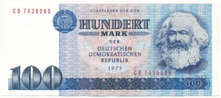 NDK 1975. 100M "CB7438085" T:F
GDR 1975. 100 Mark "CB7438085" C:F
Krause 31