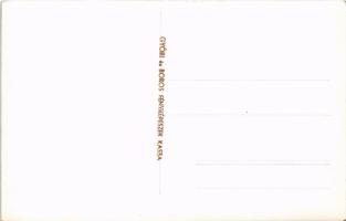 Kassa, Kosice; régi városháza, Capitol mozi a "Tisztelet a kivételnek" 1937-es film reklám...