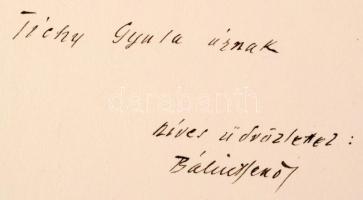 Bálint Jenő: Ópium. Elbeszélések. (Bp., 1915. Világosság rt.) 116p. A borítót tervező Tichy Gyulának...