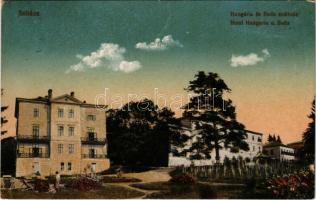 1918 Szliács, Sliac; Hungária és Buda szálloda. Molnár Vilmos kiadása / hotels (EK)