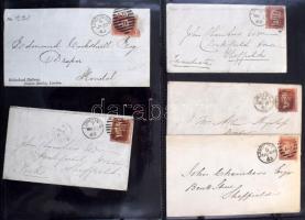 Kb 230 db főleg francia, osztrák, magyar, amerikai stb. régi küldemény, közte sok díjjegyes nagy ala...