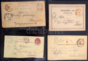 Kb 230 db főleg francia, osztrák, magyar, amerikai stb. régi küldemény, közte sok díjjegyes nagy ala...