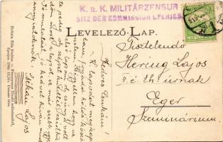 1915 Zboró, Zborov; II. Rákóczi Ferenc kastély. Holénia Béla kiadása. Fénynyomat Divald műintézetébő...