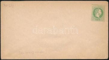 1867 3kr díjjegyes boríték, használatlan / PS-cover, unused
