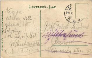 1915 Zboró, Zborov; Száz hársfa, Rákóczi kedvenc sétahelye. Eschwig és Hajts kiadása, Hajts Kornél f...