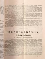 1854 A' pesti szabadalmas Magyar Kereskedelmi-Bank alap- és rendszabályai. Pest, 1854. Emich Gu...