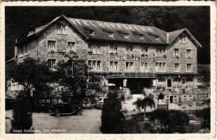 Alle-sur-Semois, Hotel Hoffmann L. Husson-Halansy, restaurant, pension, automobile. Advertisement on...