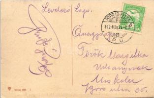 1912 Tátra, Magas-Tátra, Vysoké Tatry; Téli élet a Magas Tátrában, síelők / Wintersport in der hohen...