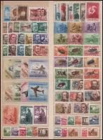 1953-1956 Sorok rendező berakólap mindkét oldalán