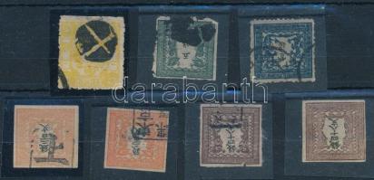 Japán 1871-1873 7 db bélyeg garancia nélkül / no guarantee