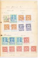 1925 Forgalmi adó könyv a Korona infláció időszakából, több mint 1000 db illetékbélyeggel

1925 Sa...