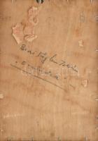 Biai-Föglein István (1905-1974): Orchidea. Olaj, fa, jelzett a hátoldalán. Dekoratív, kissé sérült f...