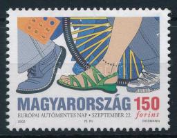 2003 Európai autómentes nap 150Ft ST papír, 12 1/2 : 12 fogazás / Mi 4810