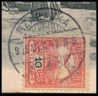 1906 TCV képeslap Német Délnyugat-Afrikába / Airmail cover "SZABADKA" - "OKAHANDJA / ...